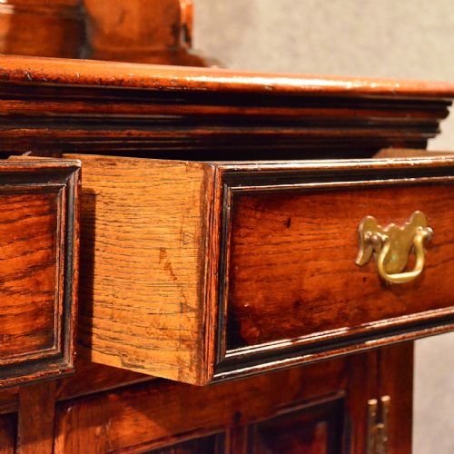 fig 4. Antique Welsh Kitchen Dresser Superior Solid Oak Top Quality Edwardian c1910
