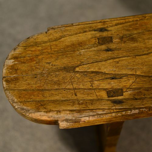 fig 2. Antique Pair of 6' Elm Bench Benches Pew Stool Quality English Victorian c1900