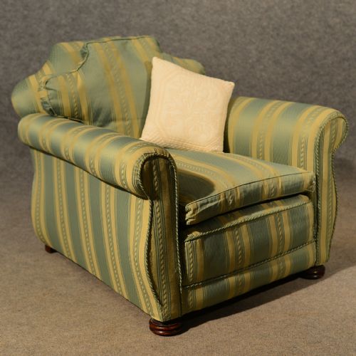 Antique Armchair Club Long Deep Seat Lounge Easy Chair English Victorian C1900