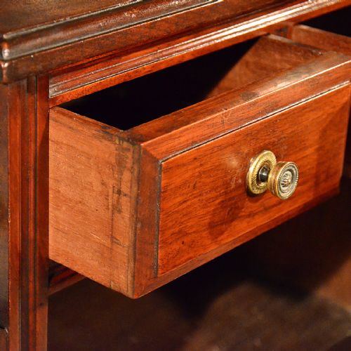 fig 4. Antique Narrow Wash Stand Tall Cabinet Vanity Cupboard Edwardian Mahogany c1910