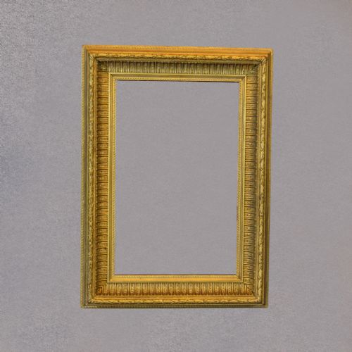 Antique Gilt Gesso Picture Frame, Victorian, London Maker Praat & Polak C1880