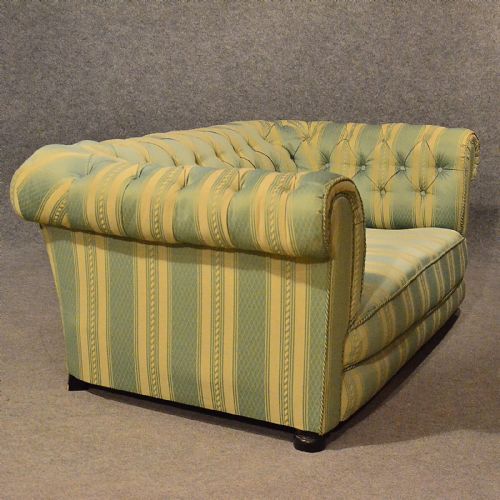 fig 3. Antique Sofa Chesterfield Couch Settee Original English Victorian c1900