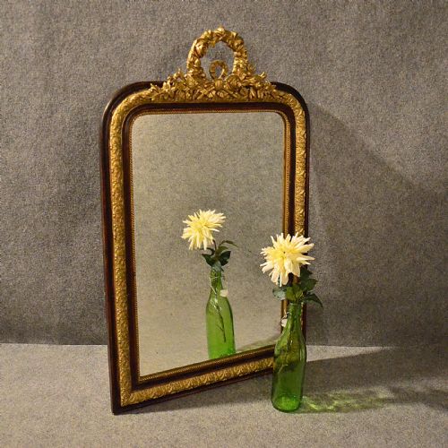 Antique Wall Mirror Overmantle Gilt Gesso Ornate Frame English Regency C1830