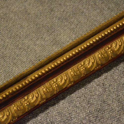 fig 2. Antique Wall Mirror Overmantle Gilt Gesso Ornate Frame English Regency c1830
