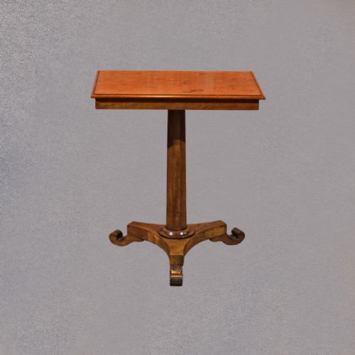 Antique Side Table Regency Tea Table Lamp Hall Walnut & Mahogany English C1830
