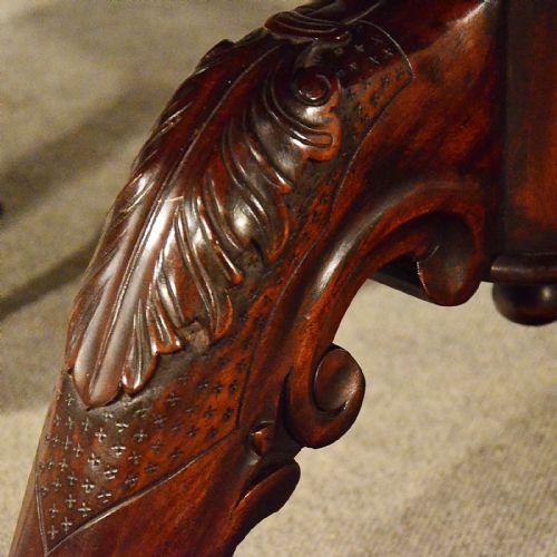fig 3. Antique Round Dining Breakfast Loo Centre Table Mahogany English Victorian c1880