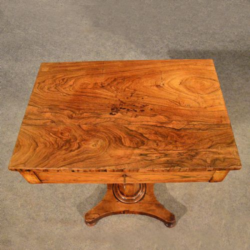 fig 3. Antique Side Lamp Ladies Work Table Rosewood Quality English Regency c1820