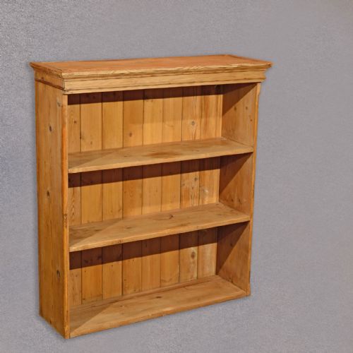 Antique Pine Bookcase, Victorian Dresser Top, English, Country Book Case C1900