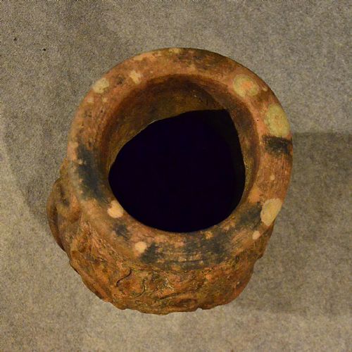 fig 3. Antique Vintage Terracotta Baluster Vase Flower Urn Victorian Garden Pot c1880