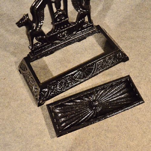 fig 2. Antique Stick Umbrella Hall Stand Quality Cast Iron English Victorian c1880