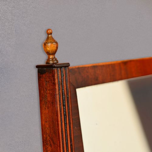 fig 2. Antique Dressing Table Mirror, Georgian Breakfront Toilet Vanity, English c.1800