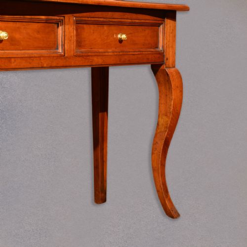 fig 2. Antique Narrow Console Table, French 18th Century Revival, Hall Chestnut c.1930