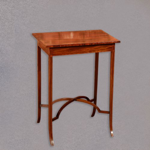 Antique Side Table, Edwardian, Lamp, Occasional, English Mahogany Sofa Tea C1910