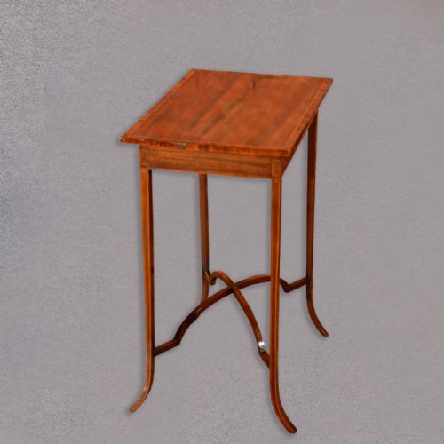 fig 2. Antique Side Table, Edwardian, Lamp, Occasional, English Mahogany Sofa tea c1910