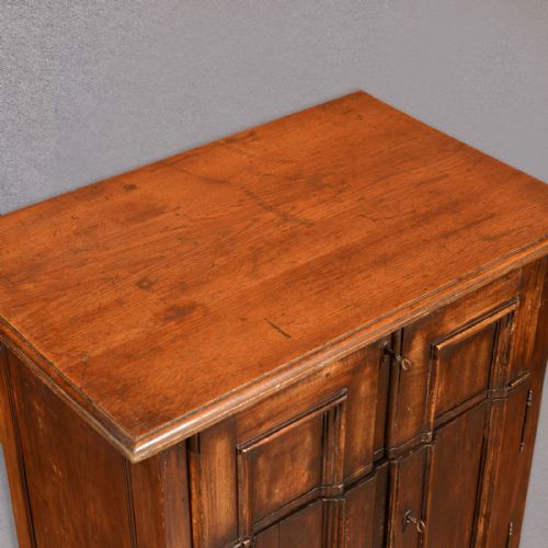 fig 2. Antique Specimen Cabinet, French Oak Cupboard, Secretaire, Desk, Chest c.1850