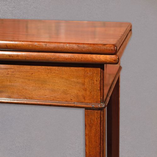 fig 3. Antique Tea Table, Georgian Mahogany Fold Over Card, Side, Hall English c.1800