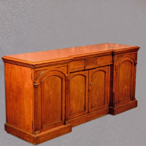 Antique Breakfront Sideboard, James Winter & Sons Soho London, Cupboard, C.1830