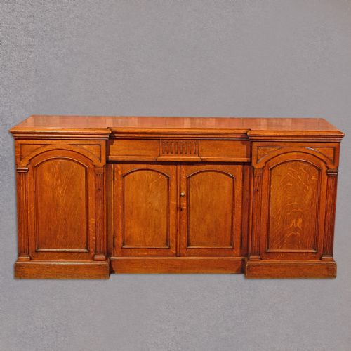 fig 1. Antique Breakfront Sideboard, James Winter & Sons Soho London, Cupboard, c.1830
