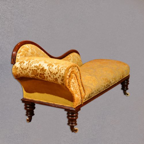 fig 2. Antique Chaise Longue, Victorian Day Bed, Sofa, English Furniture, c.1870