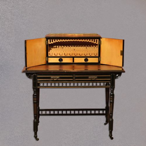 fig 4. Aesthetic Movement Bonheur du Jour, c.1880
