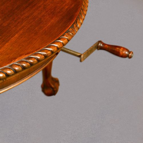 fig 3. Antique, Extending, Dining Table, 6 Seater, Carved, Victorian, Mahogany, c.1900
