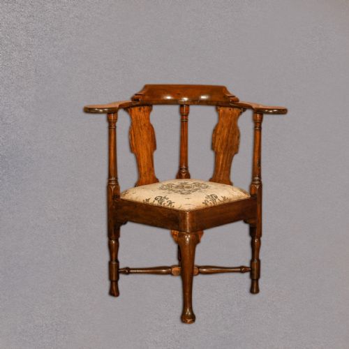 fig 1. Late Georgian Corner Elbow Chair, c.1790