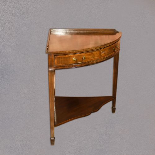 fig 1. Edwardian Corner Table, C18th Revival, c.1910
