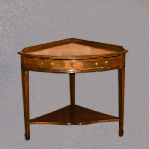 fig 2. Edwardian Corner Table, C18th Revival, c.1910
