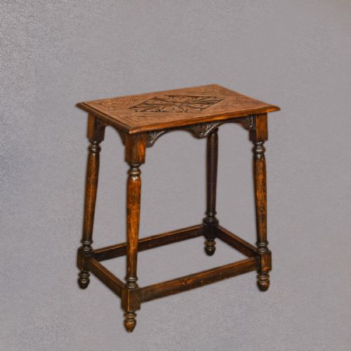 Late Victorian Oak Occasional Table, C.1890