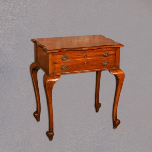 fig 1. Early 20th Century Two Drawer Side Table
