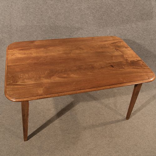fig 2. Antique Kitchen Dining Table Large English Victorian Mahogany 6 Seater c1900