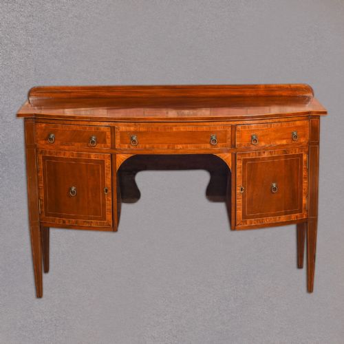 fig 1. Late Victorian Bow Fronted Sideboard, c.1900