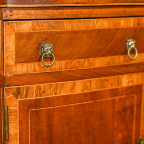 fig 3. Late Victorian Bow Fronted Sideboard, c.1900