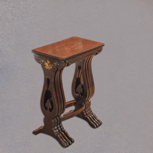 fig 1. Victorian Nest of Japanned Tables, c.1880