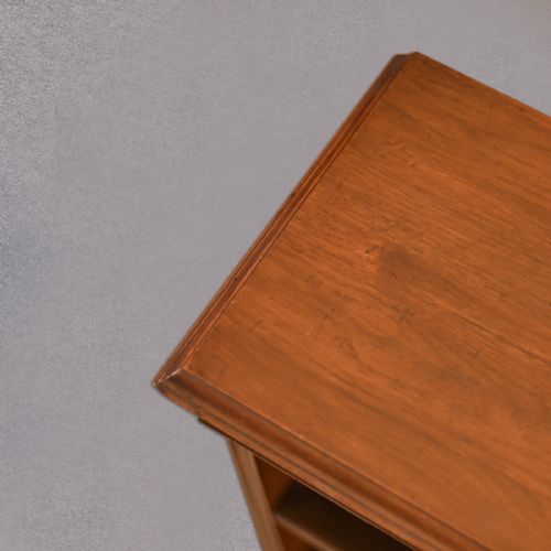 fig 1. Late Victorian, Walnut, Open Book Shelf, c.1900
