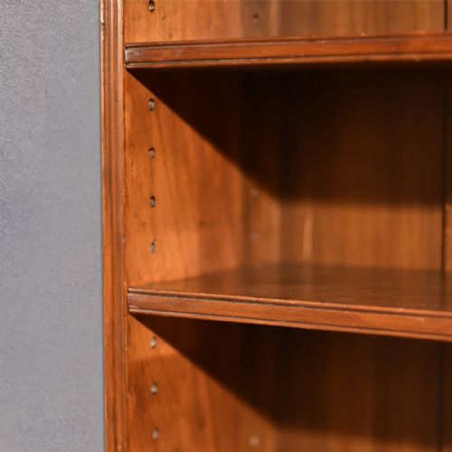 fig 2. Late Victorian, Walnut, Open Book Shelf, c.1900