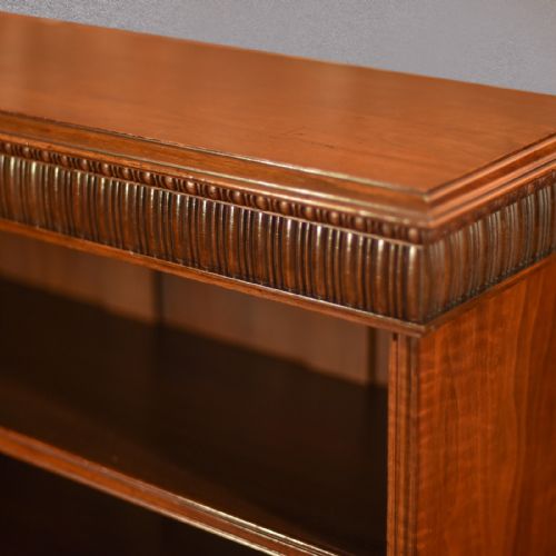 fig 3. Late Victorian, Walnut, Open Book Shelf, c.1900
