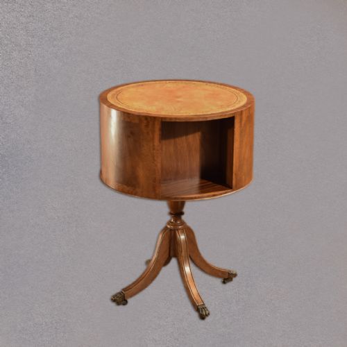Edwardian Revolving Drum Bookcase, C.1910