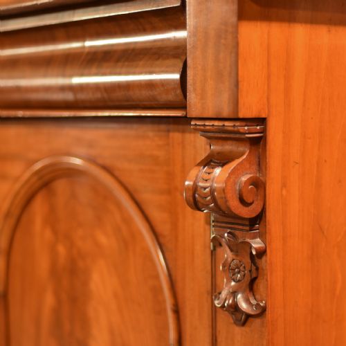 fig 3. Victorian Glazed Bookcase Cabinet, c.1840