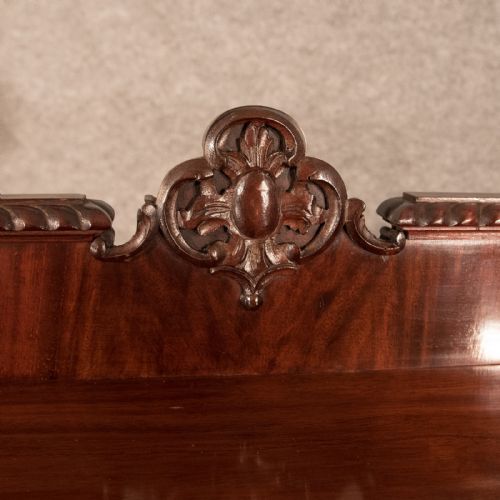 fig 2. Antique Bookcase Display China Cabinet Glazed Edwardian Quality Mahogany c1910