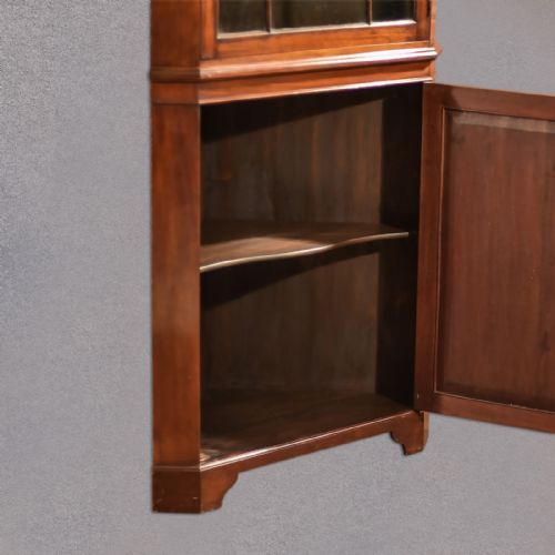 fig 2. Edwardian Tall Glazed Corner Cabinet, c.1910