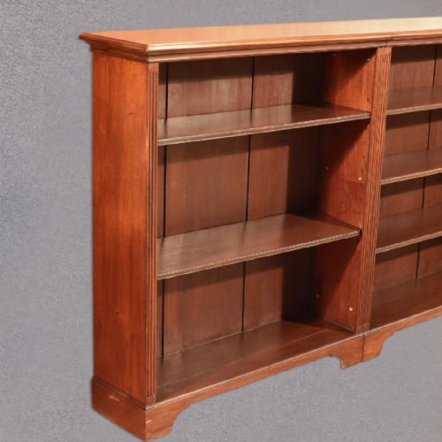 fig 2. Late Victorian, Mahogany Triple Bookcase, c.1900