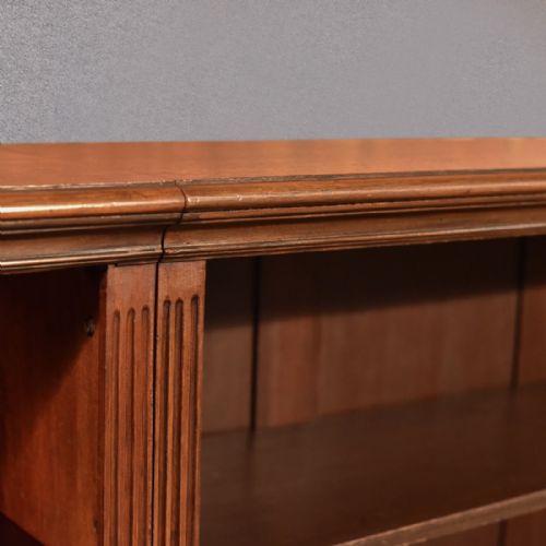 fig 3. Late Victorian, Mahogany Triple Bookcase, c.1900