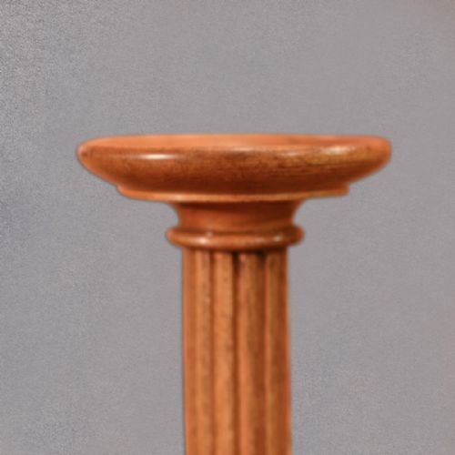 fig 1. Late Victorian Walnut Torchere, Plant Stand c.1900