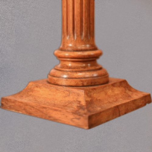 fig 3. Late Victorian Walnut Torchere, Plant Stand c.1900