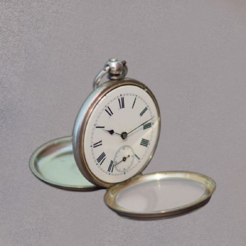 Antique Silver Cased Pocket Watch Chester 1884