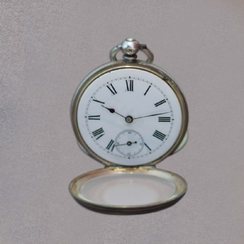 fig 3. Antique Silver Cased Pocket Watch Chester 1884
