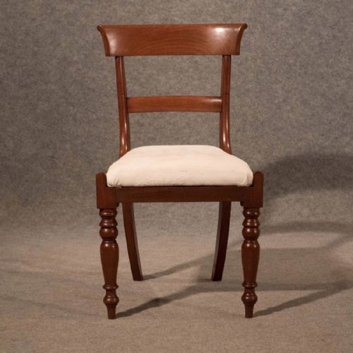 fig 2. Antique Dining Chairs Set of 6 Quality Mahogany Regency English c1835