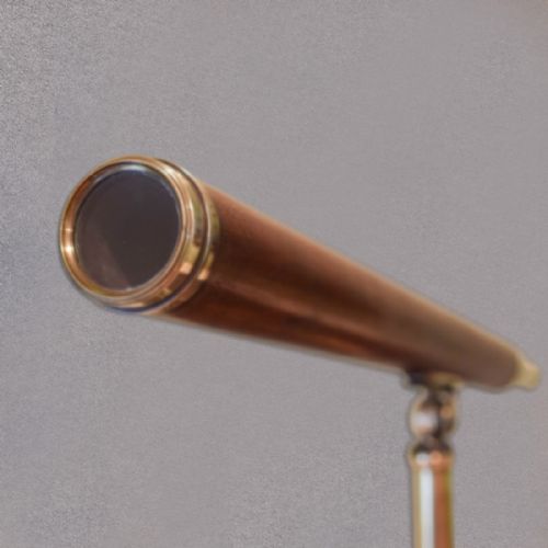 fig 1. Antique Dollond Library Telescope, Late C18th, Achromatic, Mahogany, English