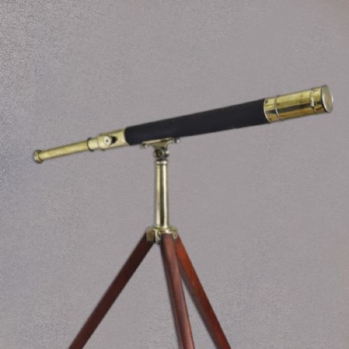 fig 2. Antique Telescope, Wood (late Abraham) c.1880, Astronomical, Terrestrial